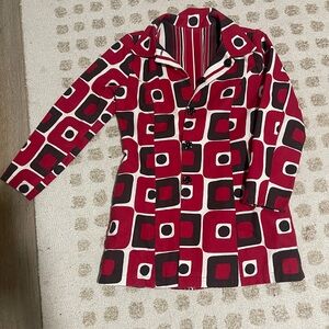 Vintage Geometric reversible Jacket